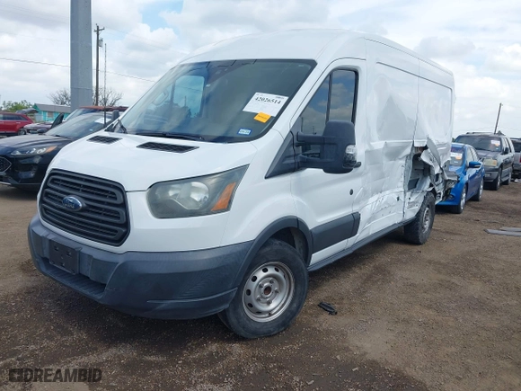 2018 Ford Transit Cargo Van with VIN 1FTYR2CG9JKA51600, listed as a IAAI auction lot 42026514 with 57,484 mi miles. Bid and sale history available at carsss.com. Image 17.
