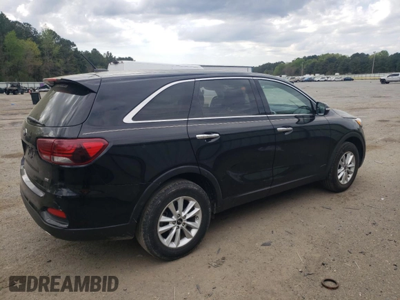 2020 Kia Sorento LX with VIN 5XYPG4A36LG699479, listed as a Copart auction lot 50773325 with 53,025 mi miles and Salvage Title. Bid and sale history available at DreamBid. Image 3.