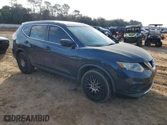 2016 Nissan Rogue S with VIN 5N1AT2MT2GC874690, listed as a Copart auction lot 42559045 with 208,664 mi miles and Salvage Title. Bid and sale history available at carsss.com. Image 4.
