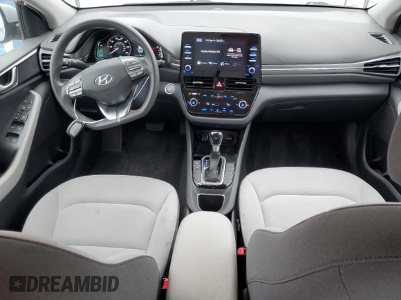 2022 Hyundai Ioniq Blue with VIN KMHC65LC4NU281486, listed as a Copart auction lot 56643665 with 53,396 mi miles and Salvage title. Bid and sale history available at DreamBid. Image 8.