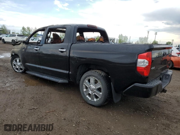 2015 Toyota Tundra Platinum z VIN 5TFAY5F16FX439441, wystawiony jako Copart lot #56998755 z przebiegiem Nie podano mil oraz Nie do naprawy • Non repairable. Historia ofert i sprzedaży dostępna na DreamBid. Obrazek 2.