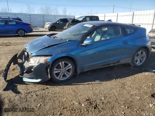 2011 Honda CR-Z EX with VIN JHMZF1C69BS800460, listed as a Copart auction lot 47111545 with 258,163 mi miles and Salvage Title. Bid and sale history available at carsss.com. Image 1.
