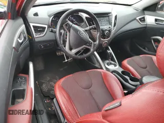2012 Hyundai Veloster w/Gray Int with VIN KMHTC6AD8CU052347, listed as a Copart auction lot 84265094 with 135,064 mi miles and Clean title. Bid and sale history available at DreamBid. Image 8.