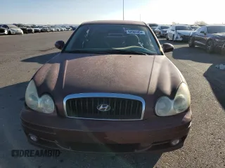 2002 Hyundai Sonata with VIN KMHWF25S12A577255, listed as a Copart auction lot 80964404 with 161,953 mi miles and Salvage Title. Bid and sale history available at carsss.com. Image 5.