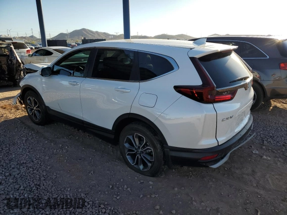 2022 Honda CR-V EX-L with VIN 2HKRW1H81NH404540, listed as a Copart auction lot 54071075 with 18,217 mi miles and Salvage Title. Bid and sale history available at carsss.com. Image 2.