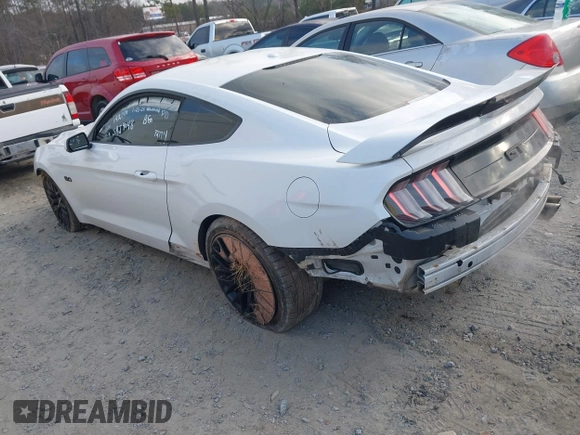 2018 Ford Mustang GT with VIN 1FA6P8CF2J5142140, listed as a IAAI auction lot 41488507 with 87,507 mi miles and . Bid and sale history available at DreamBid. Image 3.