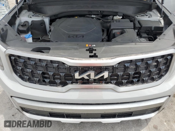 2023 Kia Telluride SX Prestige X-Pro z VIN 5XYP5DGC6PG386905, wystawiony jako Copart lot #55632725 z przebiegiem 35 982 mil mil oraz Nie do naprawy • Non repairable. Historia ofert i sprzedaży dostępna na DreamBid. Obrazek 12.
