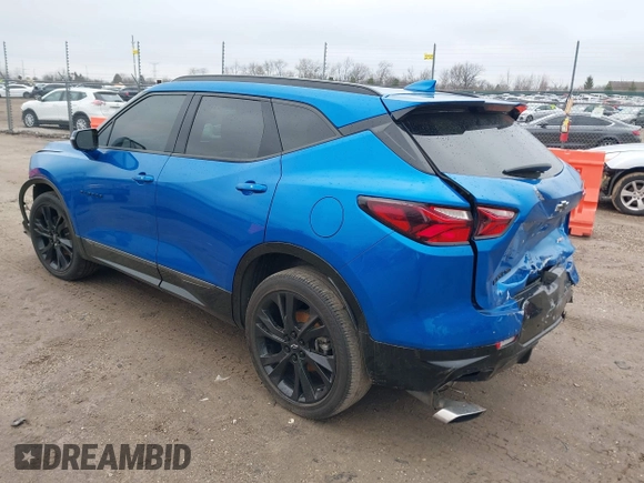 2021 Chevrolet Blazer RS with VIN 3GNKBKRS2MS517518, listed as a IAAI auction lot 42016670 with 68,429 mi miles and . Bid and sale history available at DreamBid. Image 3.