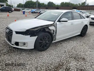 2016 Audi A6 Premium Plus with VIN WAUGFAFC0GN009117, listed as a Copart auction lot 65251035 with 108,466 mi miles and Salvage title. Bid and sale history available at DreamBid. Image 1.