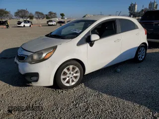 2012 Kia Rio LX with VIN KNADM5A39C6060658, listed as a Copart auction lot 46944715 with 178,337 mi miles and Salvage Title. Bid and sale history available at carsss.com. Image 1.