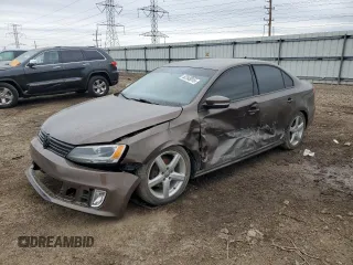 2012 Volkswagen Jetta Sedan TDI with VIN 3VW3L7AJ6CM459116, listed as a Copart auction lot 52548015 with 142,280 mi miles and Salvage Title. Bid and sale history available at carsss.com. Image 1.