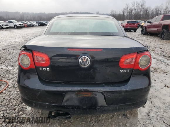 2007 Volkswagen Eos 2.0T with VIN WVWFA71F77V040141, listed as a Copart auction lot 85466314 with 96,520 mi miles and Salvage Title. Bid and sale history available at DreamBid. Image 6.