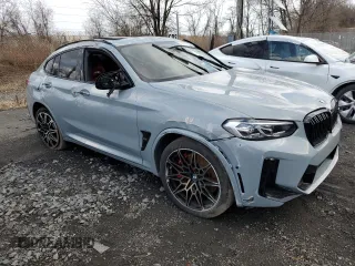 2023 BMW X4 M with VIN 5YM23EC00P9S11365, listed as a Copart auction lot 51417765 with 15,151 mi miles and Non Repairable. Bid and sale history available at carsss.com. Image 4.