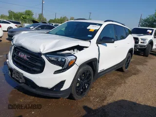 2021 GMC Terrain SLE with VIN 3GKALMEV8ML370164, listed as a IAAI auction lot 40569611 with 53,820 mi miles and . Bid and sale history available at carsss.com. Image 17.