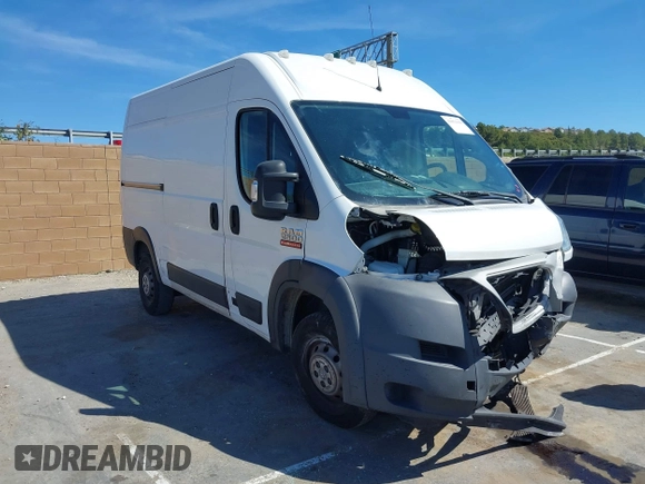 2019 Ram ProMaster Cargo with VIN 3C6TRVCG6KE526501, listed as a IAAI auction lot 41851694 with 152,856 mi miles and . Bid and sale history available at DreamBid. Image 1.