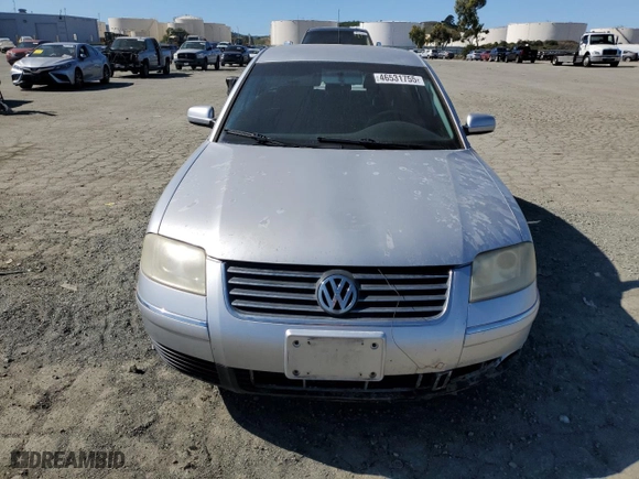 2003 Volkswagen Passat GL with VIN WVWMD63B83P045138, listed as a Copart auction lot 46531755 with 219,355 mi miles and Salvage Title. Bid and sale history available at carsss.com. Image 5.