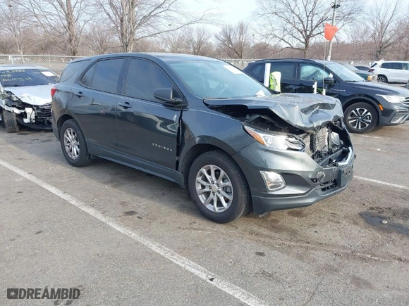 2019 Chevrolet Equinox LS with VIN 3GNAXHEV5KL214904, listed as a IAAI auction lot 41779515 with 76,678 mi miles. Bid and sale history available at carsss.com. Image 1.