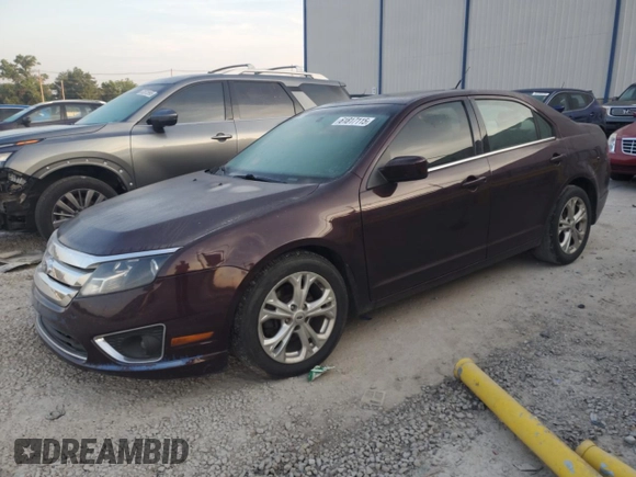 2012 Ford Fusion SE с VIN 3FAHP0HA0CR331568, выставлен на аукционе Copart как лот 61817115 с пробегом 109 386 миль миль и На запчасти • Non repairable. История ставок и продаж доступна на DreamBid. Изображение 1.