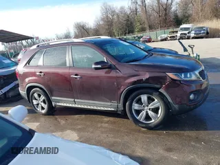 2012 Kia Sorento EX with VIN 5XYKUDA25CG239594, listed as a IAAI auction lot 41754946 with 135,005 mi miles. Bid and sale history available at carsss.com. Image 13.