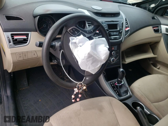 2016 Hyundai Elantra SE with VIN 5NPDH4AEXGH771039, listed as a Copart auction lot 62322335 with Not provided miles and Salvage title. Bid and sale history available at DreamBid. Image 8.