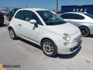 2012 FIAT 500 Pop with VIN 3C3CFFAR1CT117397, listed as a IAAI auction lot 42014530 with 115,549 mi miles. Bid and sale history available at carsss.com. Image 1.