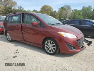 2012 Mazda 5 Grand Touring with VIN JM1CW2DL8C0138627, listed as a Copart auction lot 53463295 with 164,359 mi miles and Salvage title. Bid and sale history available at DreamBid. Image 4.