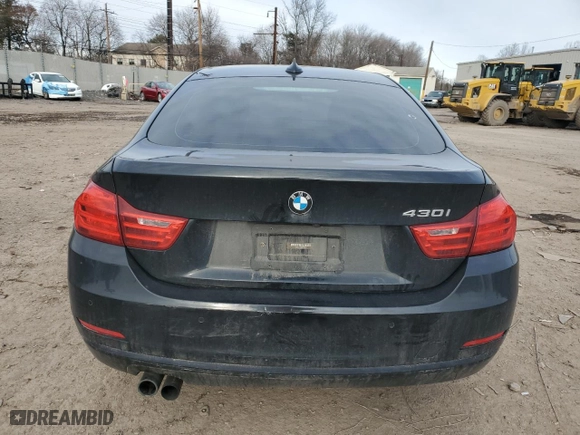 2017 BMW 4 Series 430i with VIN WBA4F7C50HG786401, listed as a Copart auction lot 45880585 with 101,579 mi miles and Salvage Title. Bid and sale history available at carsss.com. Image 6.