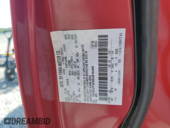 2008 Ford Explorer XLT z VIN 1FMEU73E68UB18368, wystawiony jako Copart lot #59526225 z przebiegiem 118 319 mil mil oraz Szkoda całkowita • Salvage title. Historia ofert i sprzedaży dostępna na DreamBid. Obrazek 13.