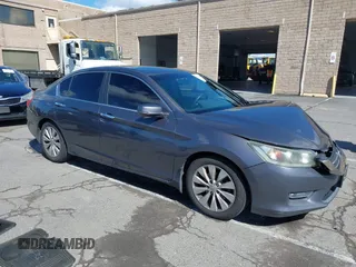 2013 Honda Accord EX z VIN 1HGCR2F70DA186840, wystawiony jako IAAI lot #41745198 z przebiegiem 179 877 mil mil oraz . Historia ofert i sprzedaży dostępna na DreamBid. Obrazek 1.