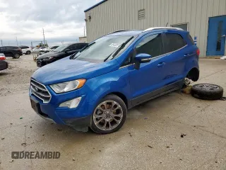 2018 Ford EcoSport Titanium z VIN MAJ6P1WLXJC172149, wystawiony jako Copart lot #55438915 z przebiegiem 39 277 mil mil oraz Szkody całkowita. Historia ofert i sprzedaży dostępna na DreamBid. Obrazek 1.