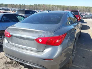 2015 Infiniti Q50 Premium with VIN JN1BV7AP0FM345726, listed as a IAAI auction lot 41860740 with 1 mi miles. Bid and sale history available at carsss.com. Image 4.