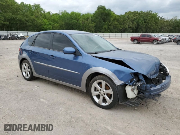 2008 Subaru Impreza Wagon (Natl) Outback Sport with VIN JF1GH63618H800772, listed as a Copart auction lot 52334034 with 38,384 mi miles and Salvage Title. Bid and sale history available at carsss.com. Image 4.