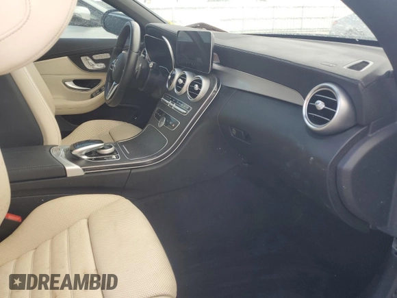 2022 Mercedes-Benz C 300 with VIN W1KWK8DB5NG113140, listed as a Copart auction lot 76947864 with Not Provided miles and Non Repairable. Bid and sale history available at DreamBid. Image 8.