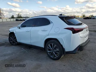 2024 Lexus UX 250h F Sport z VIN JTHB6JBH6R2186160, wystawiony jako Copart lot #80963174 z przebiegiem 8 157 mil mil oraz Szkoda całkowita • Salvage title. Historia ofert i sprzedaży dostępna na DreamBid. Obrazek 2.
