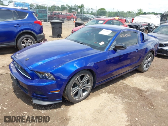 2013 Ford Mustang V6 with VIN 1ZVBP8AM8D5254453, listed as a IAAI auction lot 42535999 with 105,652 mi miles and . Bid and sale history available at DreamBid. Image 17.