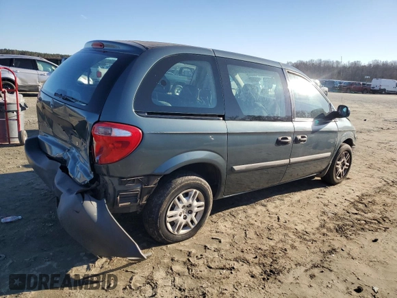 2007 Dodge Caravan SE with VIN 1D4GP25B07B119894, listed as a Copart auction lot 43137365 with 193,335 mi miles and Salvage title. Bid and sale history available at DreamBid. Image 3.