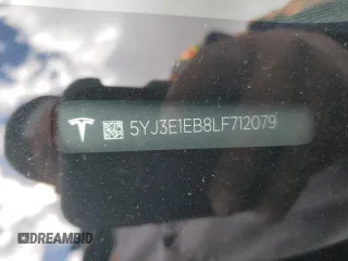 2020 Tesla Model 3 Long Range with VIN 5YJ3E1EB8LF712079, listed as a Copart auction lot 47967205 with Not Provided miles and Salvage Title. Bid and sale history available at DreamBid. Image 12.