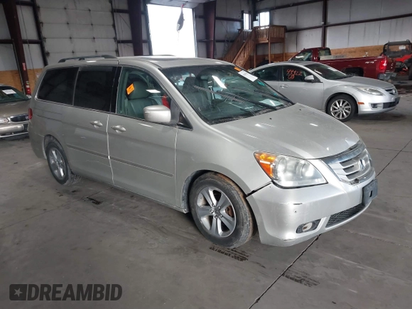 2009 Honda Odyssey Touring с VIN 5FNRL38979B005813, выставлен на аукционе IAAI как лот 41049383 с пробегом 174 897 миль миль и . История ставок и продаж доступна на DreamBid. Изображение 1.