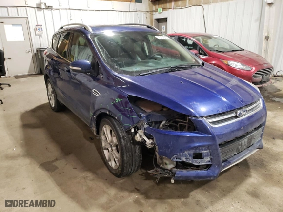 2016 Ford Escape Titanium with VIN 1FMCU9J93GUC00730, listed as a Copart auction lot 45167845 with 105,635 mi miles and Salvage Title. Bid and sale history available at carsss.com. Image 4.