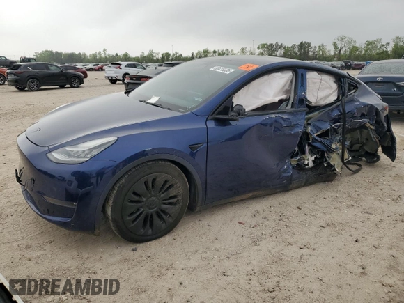 2020 Tesla Model Y Long Range z VIN 5YJYGDEE7LF057909, wystawiony jako Copart lot #50435535 z przebiegiem Nie podano mil oraz Nie do naprawy • Non repairable. Historia ofert i sprzedaży dostępna na DreamBid. Obrazek 1.