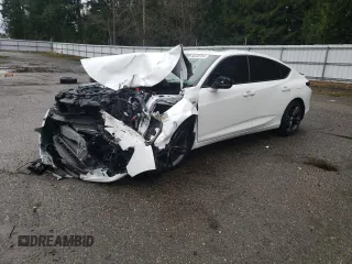 2024 Acura Integra w/A-Spec Technology Package with VIN 19UDE4H63RA004667, listed as a Copart auction lot 85348154 with 0 mi miles and Salvage Title. Bid and sale history available at carsss.com. Image 1.