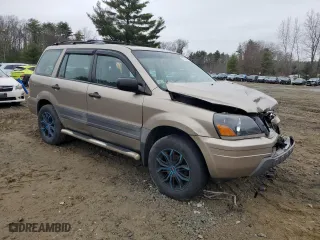 2004 Honda Pilot LX with VIN 2HKYF18104H620280, listed as a Copart auction lot 50971695 with 157,914 mi miles and Clean Title. Bid and sale history available at carsss.com. Image 4.