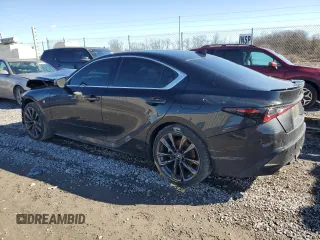 2022 Lexus IS 350 F Sport with VIN JTHGZ1E20N5026160, listed as a Copart auction lot 85390704 with 25,953 mi miles and Salvage title. Bid and sale history available at DreamBid. Image 2.