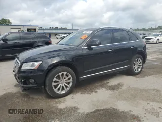 2015 Audi Q5 Premium Plus with VIN WA1LFAFP9FA010965, listed as a Copart auction lot 54382755 with 169,425 mi miles and Salvage title. Bid and sale history available at DreamBid. Image 1.