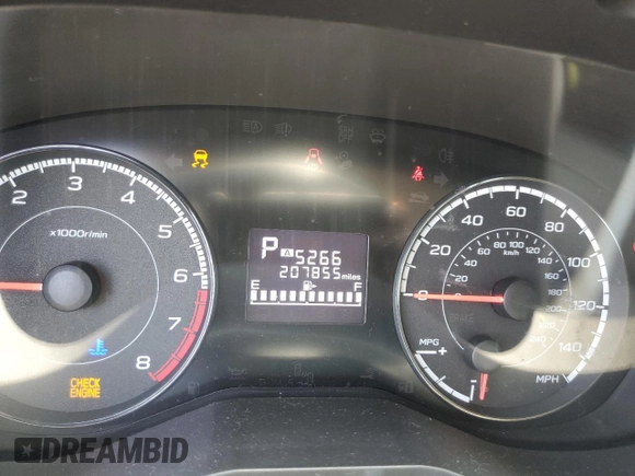 2018 Subaru Impreza Premium with VIN 4S3GTAB67J3725205, listed as a Copart auction lot 64421735 with 207,855 mi miles and Clean title. Bid and sale history available at DreamBid. Image 9.