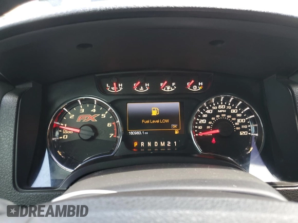 2013 Ford F-150 XL with VIN 1FTFW1EF9DFB36173, listed as a Copart auction lot 62941645 with 180,983 mi miles and Clean title. Bid and sale history available at DreamBid. Image 9.