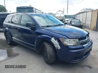2018 Dodge Journey SE with VIN 3C4PDCAB8JT527048, listed as a IAAI auction lot 42202596 with 187,606 mi miles. Bid and sale history available at carsss.com. Image 1.