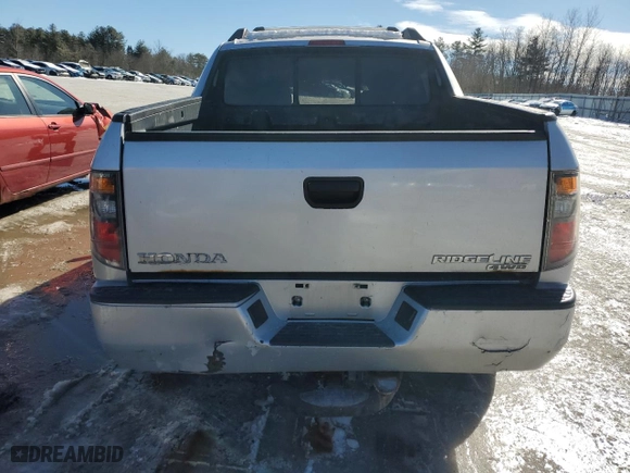 2008 Honda Ridgeline RT with VIN 2HJYK16288H506738, listed as a Copart auction lot 46520535 with 0 mi miles and Clean Title. Bid and sale history available at carsss.com. Image 6.