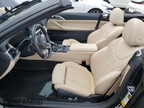2023 BMW 4 Series M440i with VIN WBA53AT0XPCM20465, listed as a Copart auction lot 74537094 with 5,216 mi miles and Non Repairable. Bid and sale history available at DreamBid. Image 7.