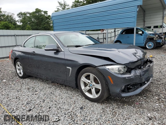 2015 BMW 4 Series 428i xDrive with VIN WBA3T1C58FP819885, listed as a Copart auction lot 57965685 with 80,540 mi miles and Salvage title. Bid and sale history available at DreamBid. Image 4.